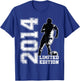 11th Birthday Soccer Limited Edition 2014 11 Years Old T-Shirt - T-Shirt | Royal