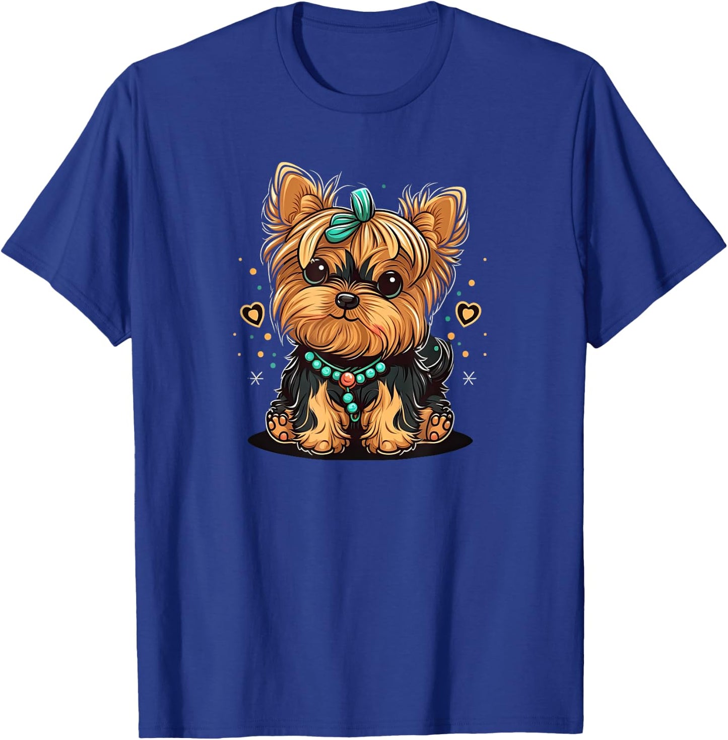 Funny Yorkshire Terrier Cute Puppy T-Shirt - T-Shirt | Royal