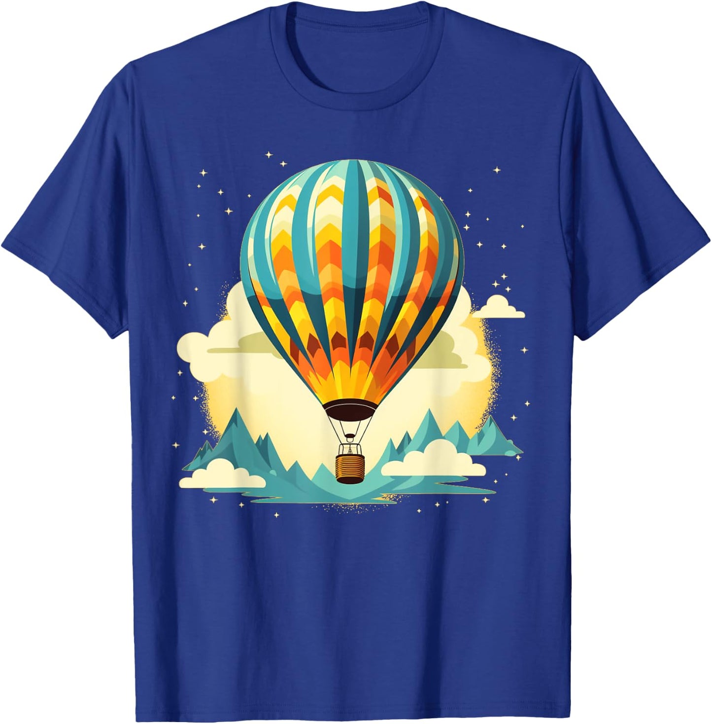 Funny hot Air Balloon for new Adventures Lovers T-Shirt - T-Shirt | Royal