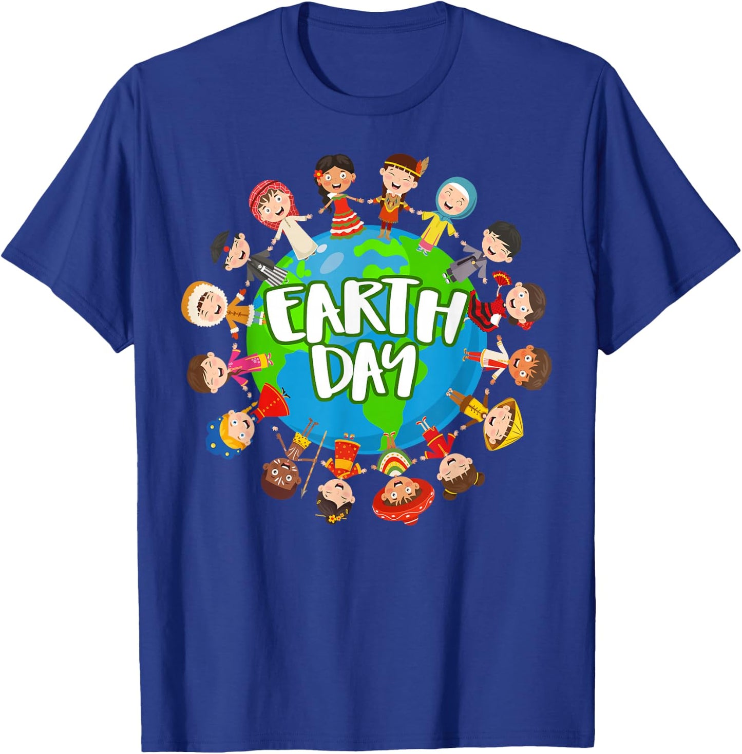 Earth Day 2023 Environmental Nature Planet | & T-Shirt - T-Shirt | Royal