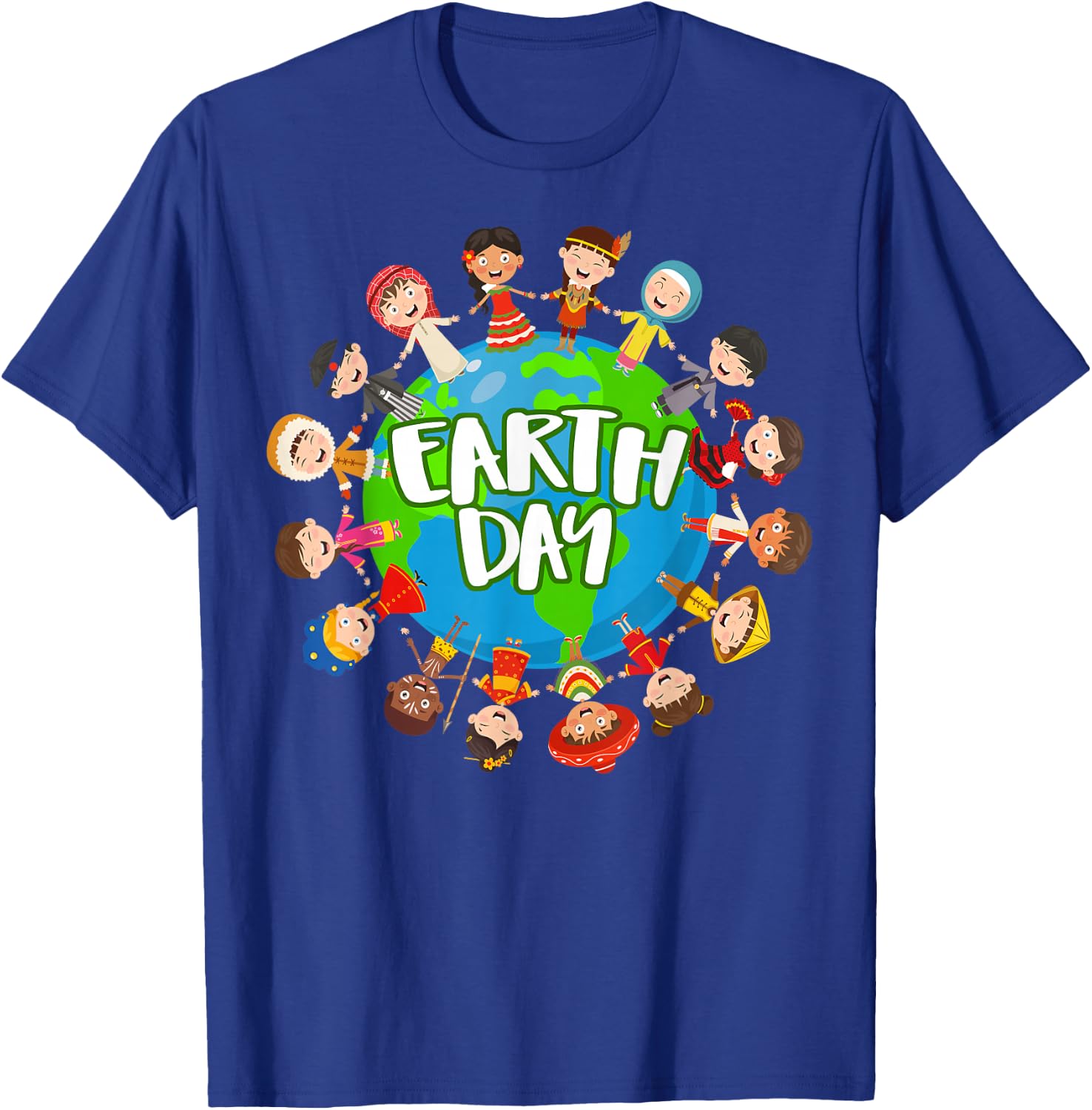 Earth Day 2023 Environmental Nature Planet | & T-Shirt - T-Shirt | Royal