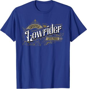 Lowrider Lifestyle - Low Rider Car T-Shirt - T-Shirt | Royal