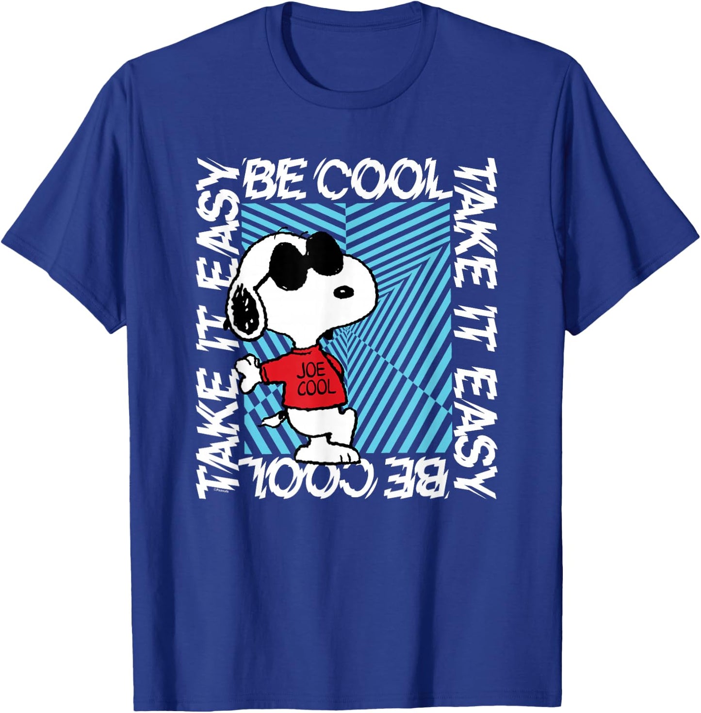 Peanuts - Be Cool Snoopy T-Shirt - T-Shirt | Royal