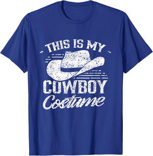 This Is My Cowboy Costume Cute Texas Cowboys T-Shirt - T-Shirt | Royal