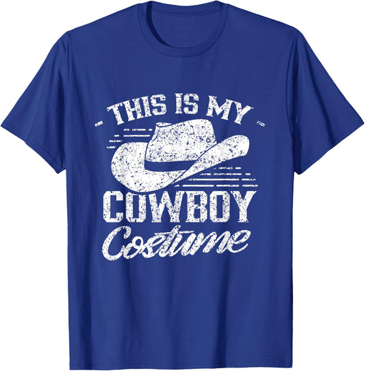 This Is My Cowboy Costume Cute Texas Cowboys T-Shirt - T-Shirt | Royal