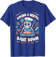Having A Mental Bake Down Skeleton Baking Cookies Day T-Shirt - T-Shirt | Royal