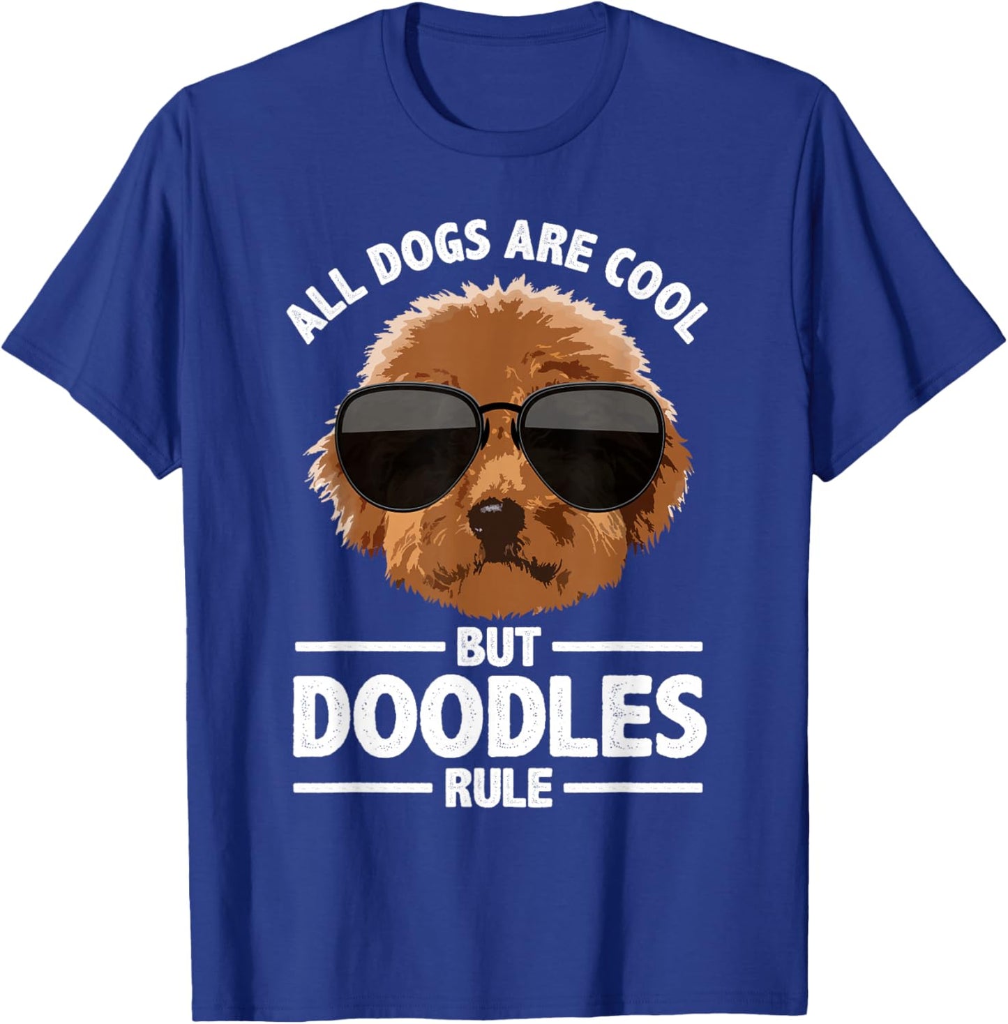 Cute Doodle Women Golden Doodle Labradoodle Dog T-Shirt - T-Shirt | Royal
