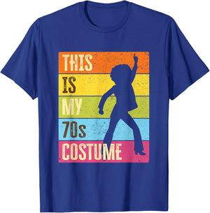 This Is My 70s Costume, Women | 70s Outfit & 1970s Disco T-Shirt - T-Shirt | Royal