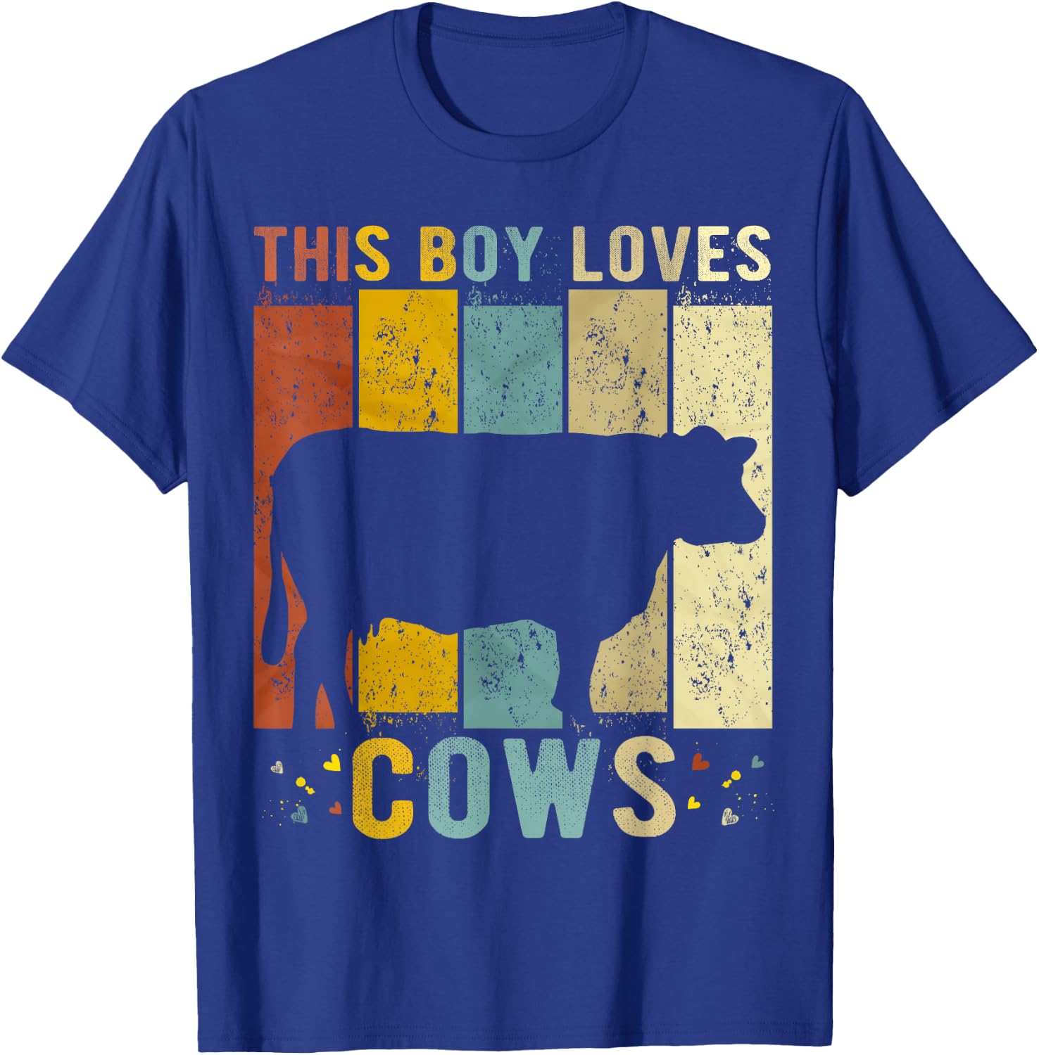 This Boy Loves Cows Boys Cow T-Shirt - T-Shirt | Royal