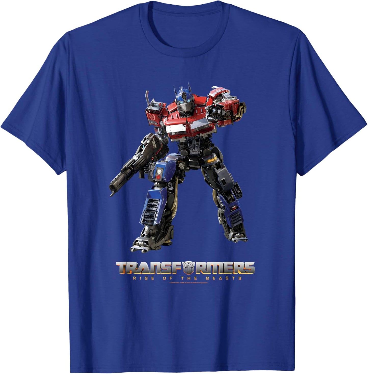 Transformers: Rise of the Beasts Optimus Prime Full Body T-Shirt - T-Shirt | Royal