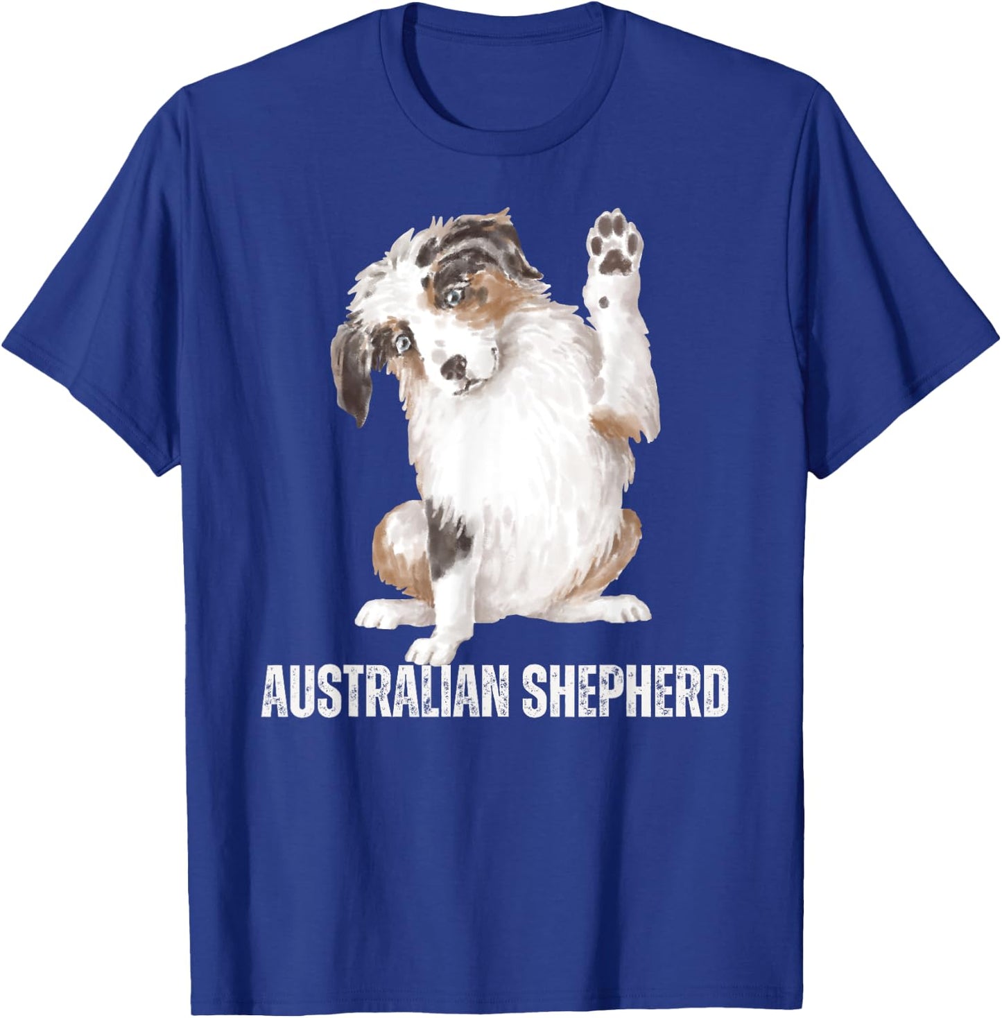Australian Shepherd Dog Lover Gifts Shirt Aussie Dog T-Shirt - T-Shirt | Royal