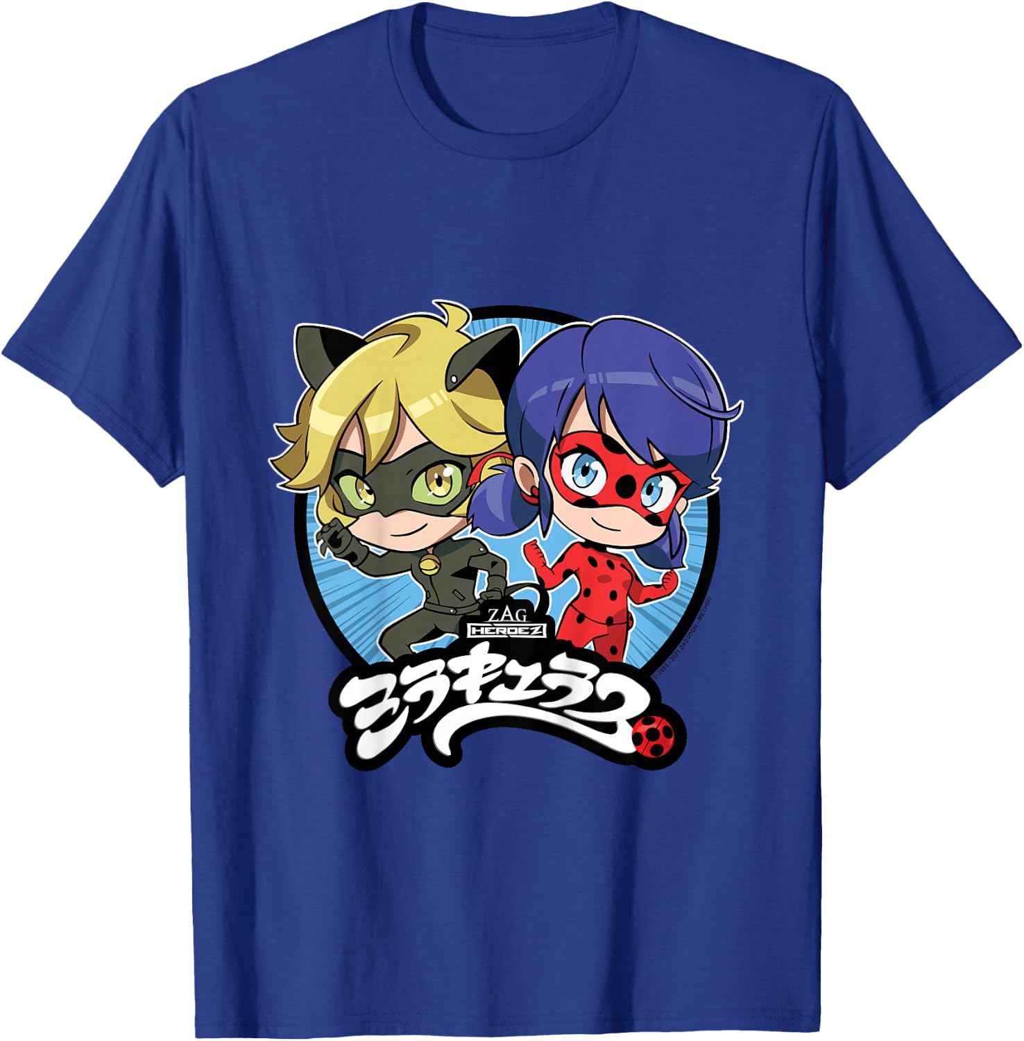 Kids Miraculous Lady Bug - Manga Lady Bug Cat Noir T-Shirt - T-Shirt | Royal