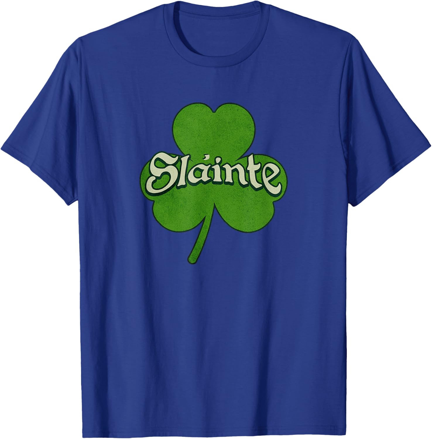 Vintage Slainte Irish St Patricks Day T-Shirt - T-Shirt | Royal