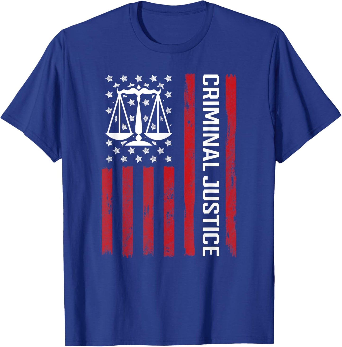 Criminal Justice Major College Student Graduate Graduation T-Shirt - T-Shirt | Royal