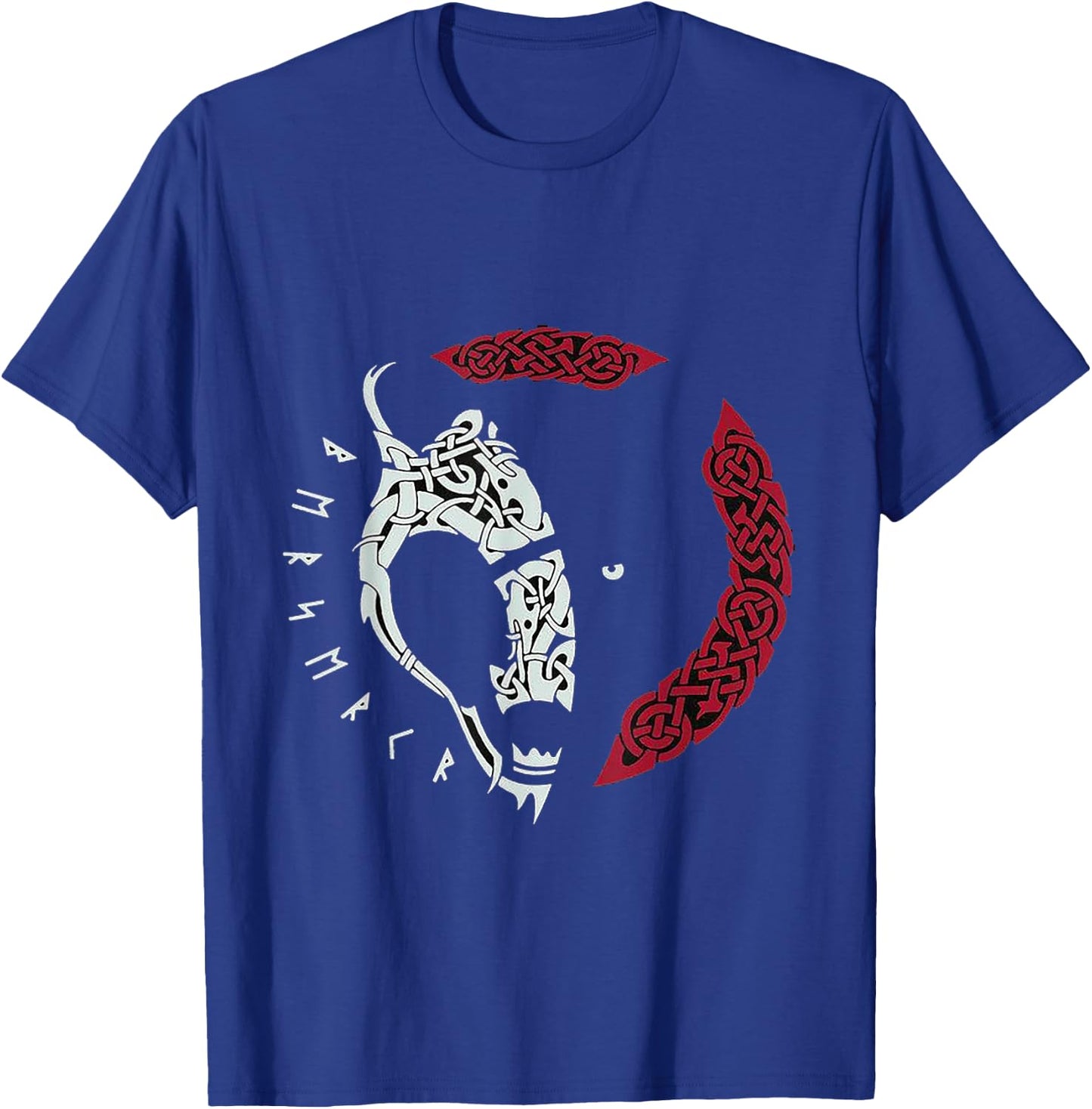 Viking Wolf T-Shirt - T-Shirt | Royal