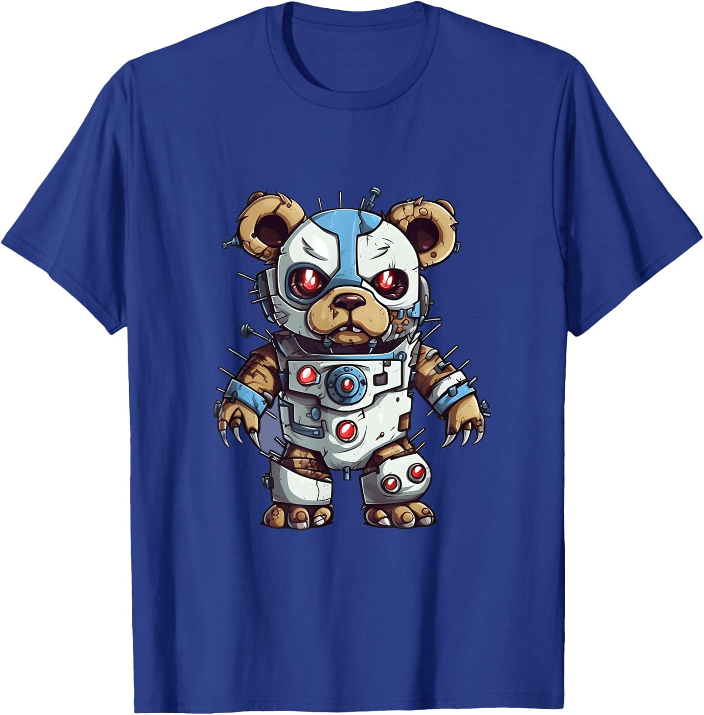 Robot Teddy Bear, Hip Hop Teddy Bear, Cyborg Teddy Bear T-Shirt - T-Shirt | Royal