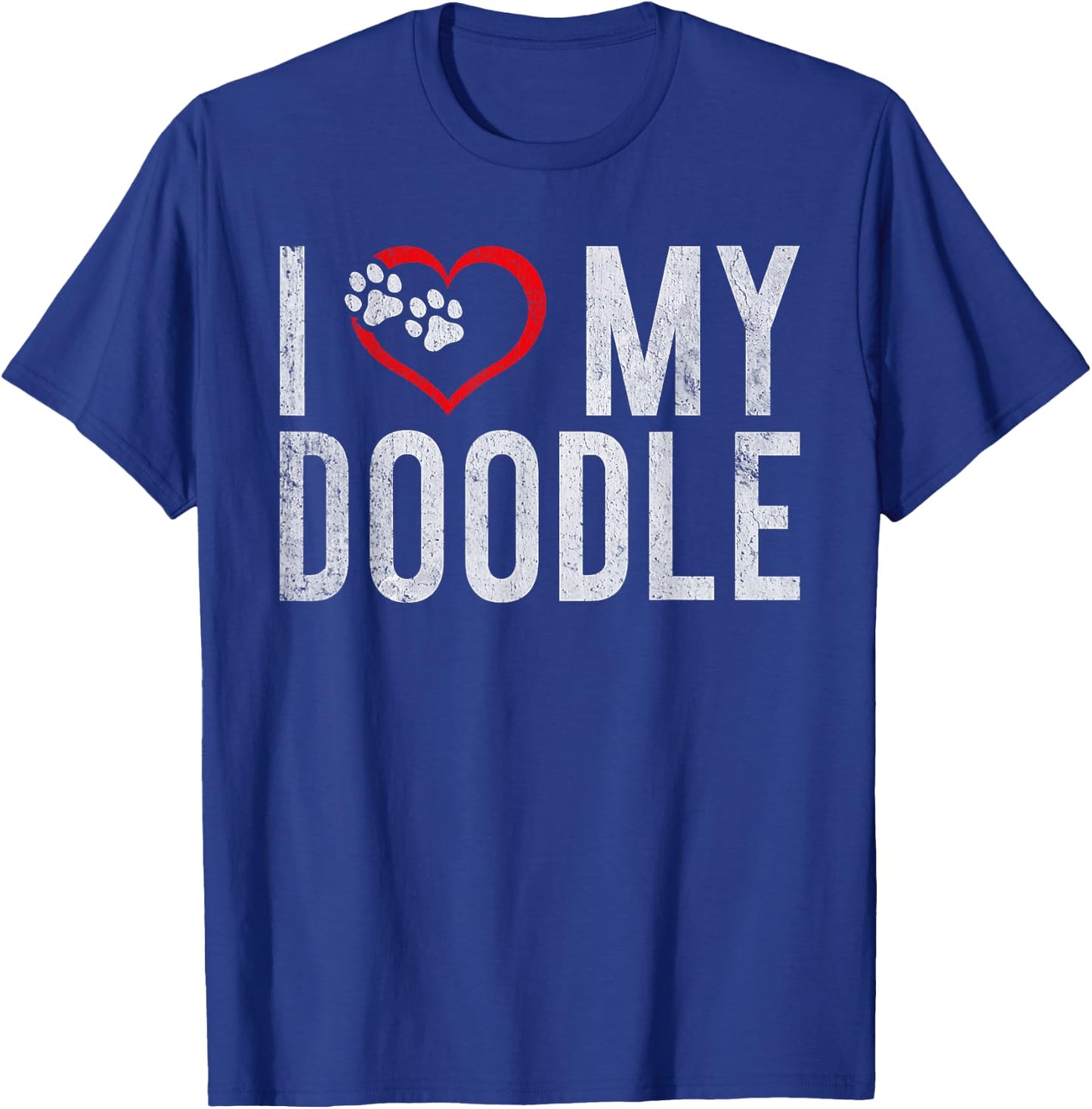 I love my Doodle Golden Doodle T-Shirt - T-Shirt | Royal