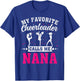 My Favorite Cheerleader Calls Me Nana Mother's Day T-Shirt - T-Shirt | Royal