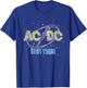 Official AC/DC 1981 Live World Tour Retro Logo T-Shirt - T-Shirt | Royal