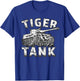Tiger Tank Historical World War 2 WW2 German Panzer History T-Shirt - T-Shirt | Royal