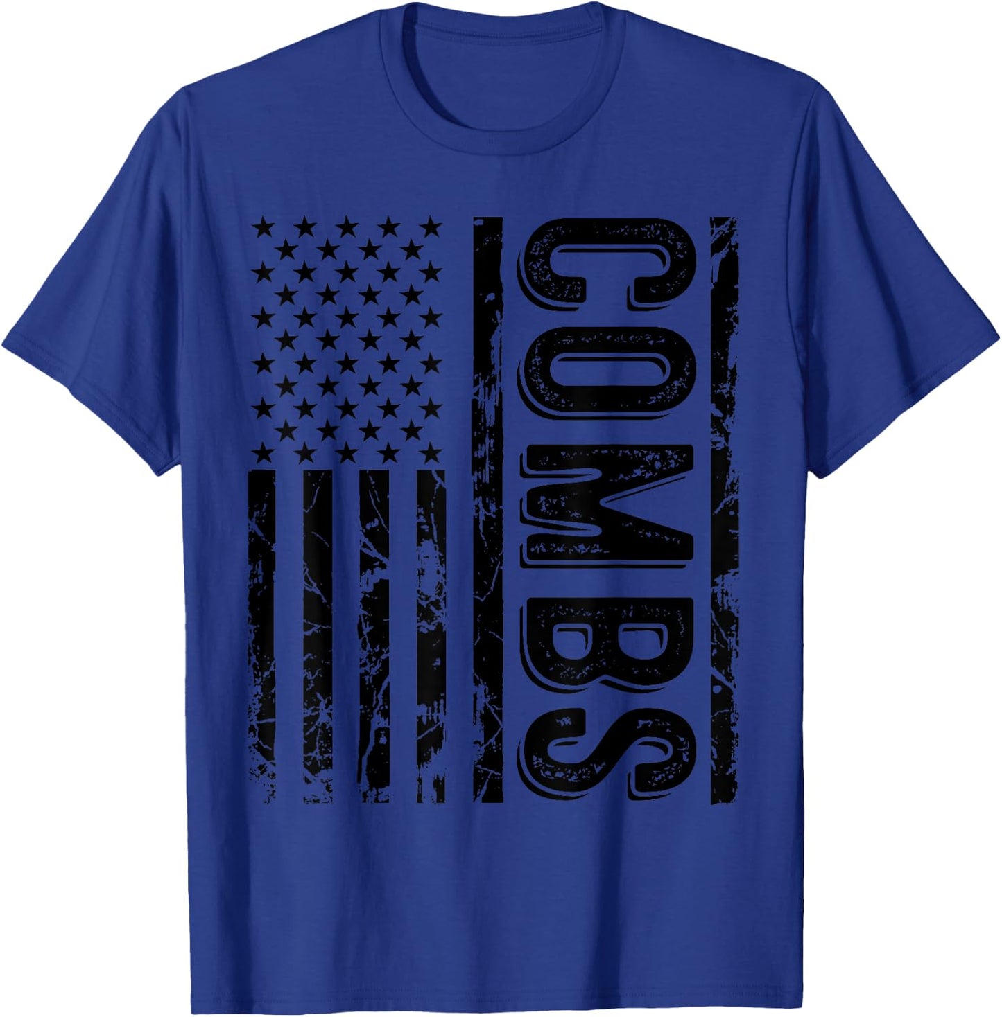 Combs Last Name Funny Surname Team Combs Family Reunion T-Shirt - T-Shirt | Royal
