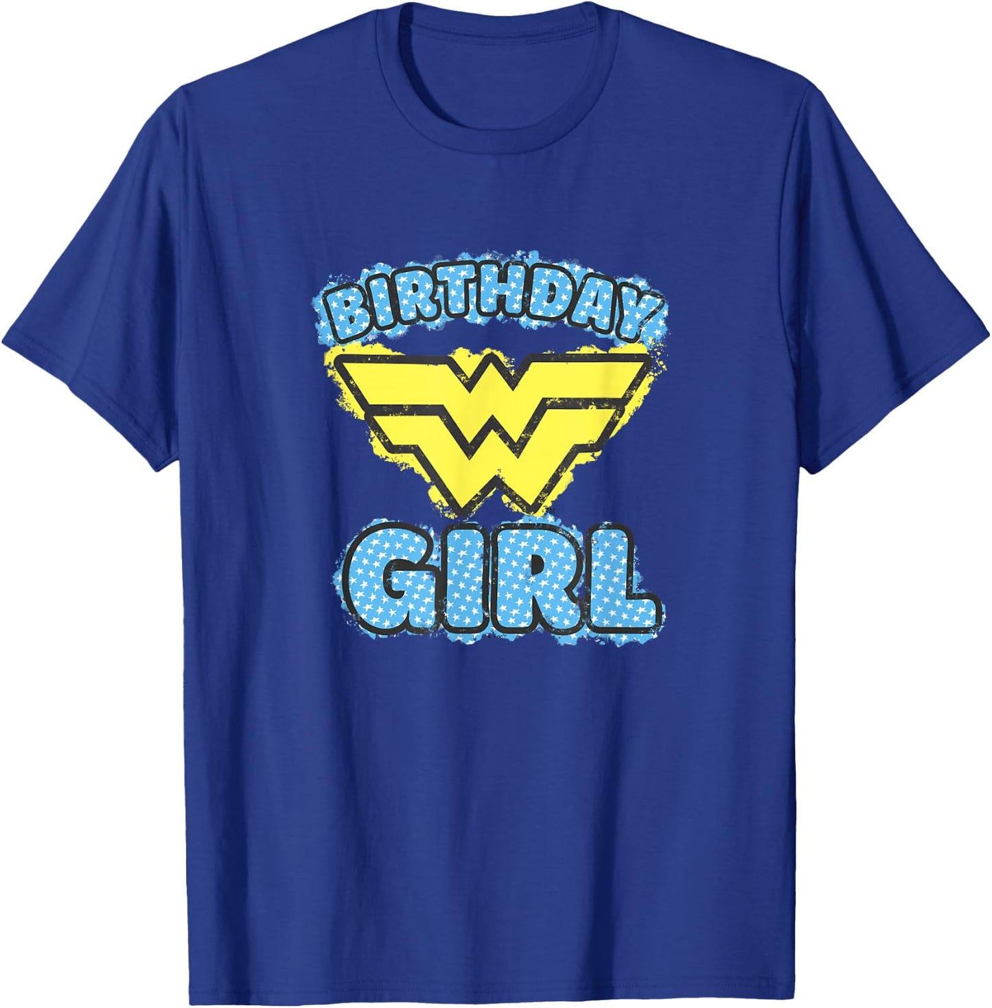 DC Comics Justice League Wonder Woman Birthday Girl T-Shirt - T-Shirt | Royal