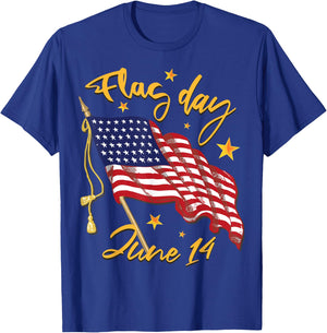 Flag Day - June 14 T-Shirt - T-Shirt | Royal