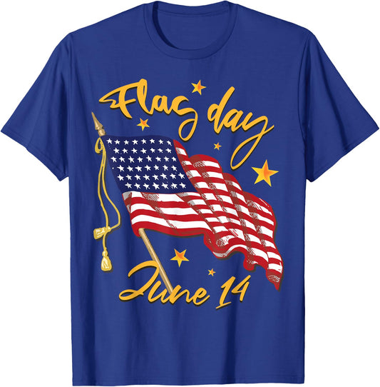 Flag Day - June 14 T-Shirt - T-Shirt | Royal