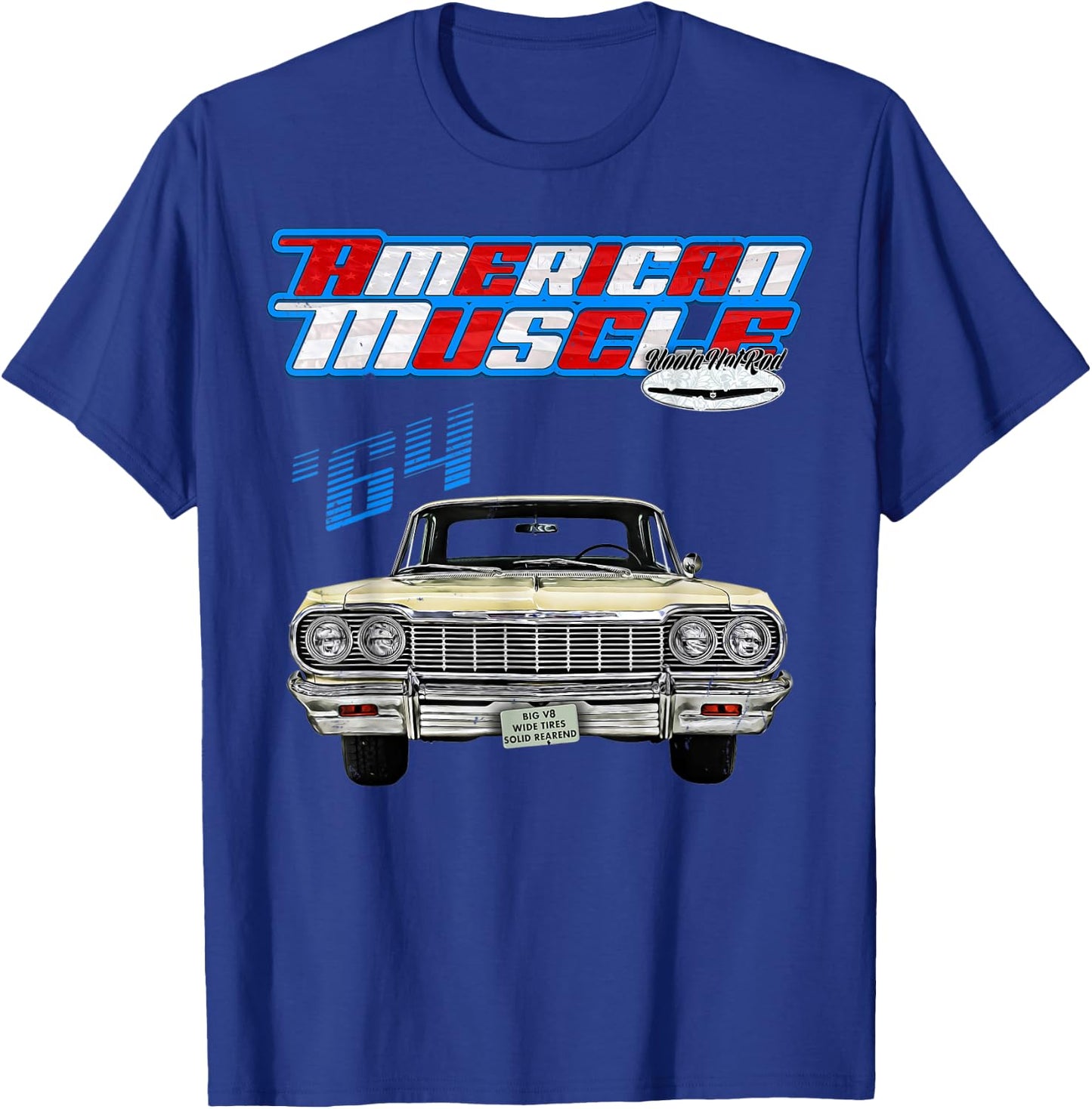 1964,Impala,BelAir,Bel Air,DelRay,Del Ray,Muscle Car,Hot Rod T-Shirt - T-Shirt | Royal
