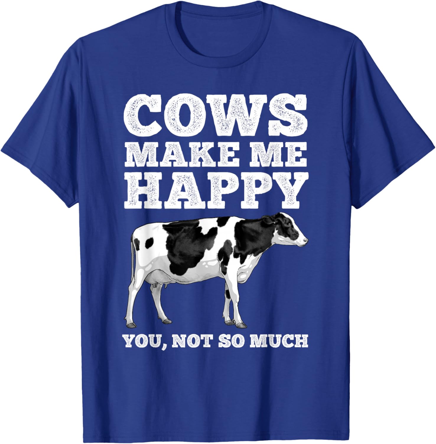 Cool Cow Art Women Farmers & Dairy Lovers T-Shirt - T-Shirt | Royal