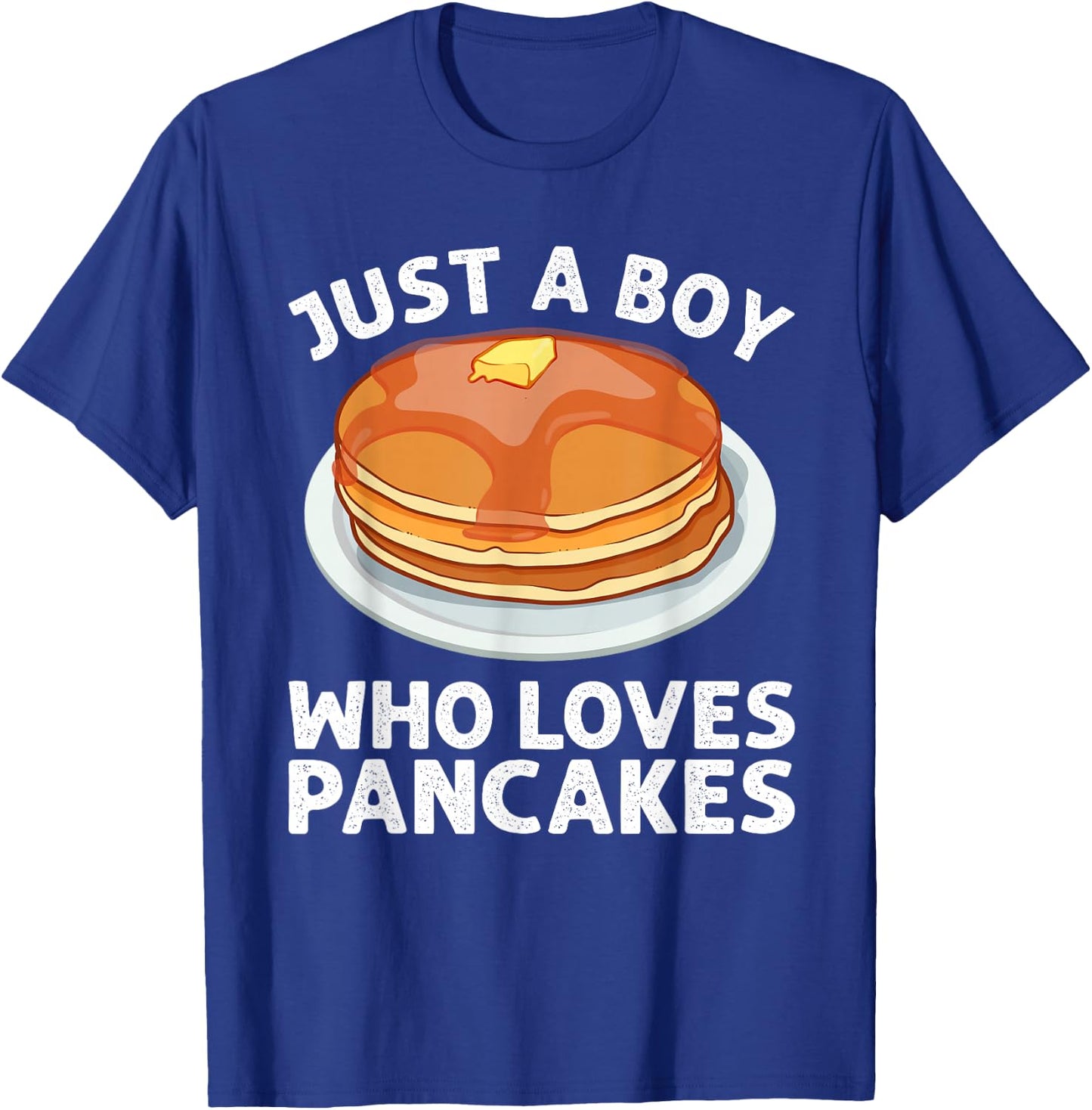 Cute Pancake Art Men Boys Pancake Maker Flapjack Pancakes T-Shirt - T-Shirt | Royal