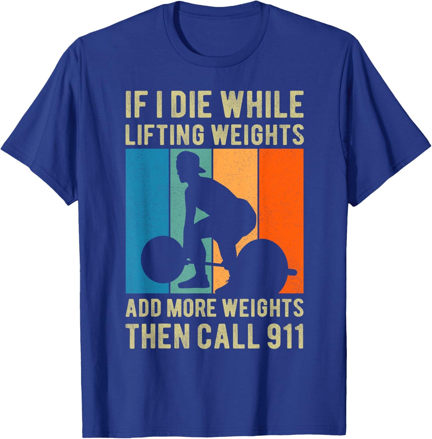 Tren Lifting Fitness Gym Deadlift - -Adults Black Cotton Blend Short Sleeve - Small - Humorous Workout T-Shirt - T-Shirt | Royal