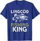 Lingcod Fishing King T-Shirt - T-Shirt | Royal