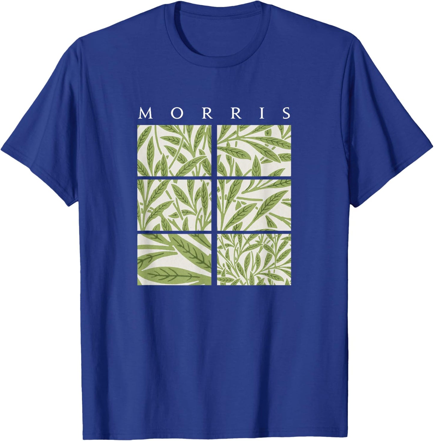 Willow William Morris Arts and Craft Style Pattern T-Shirt - T-Shirt | Royal