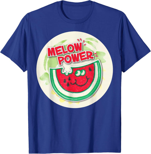 Vintage Scratch and Sniff Sticker Watermelon, Melon Power T-Shirt - T-Shirt | Royal