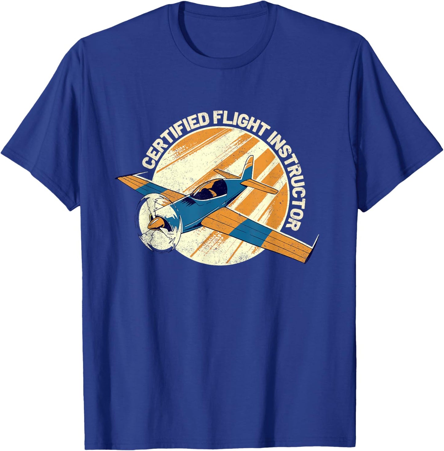 Certified Flight Instructor CFI Pilot Aircraft Instructor T-Shirt - T-Shirt | Royal