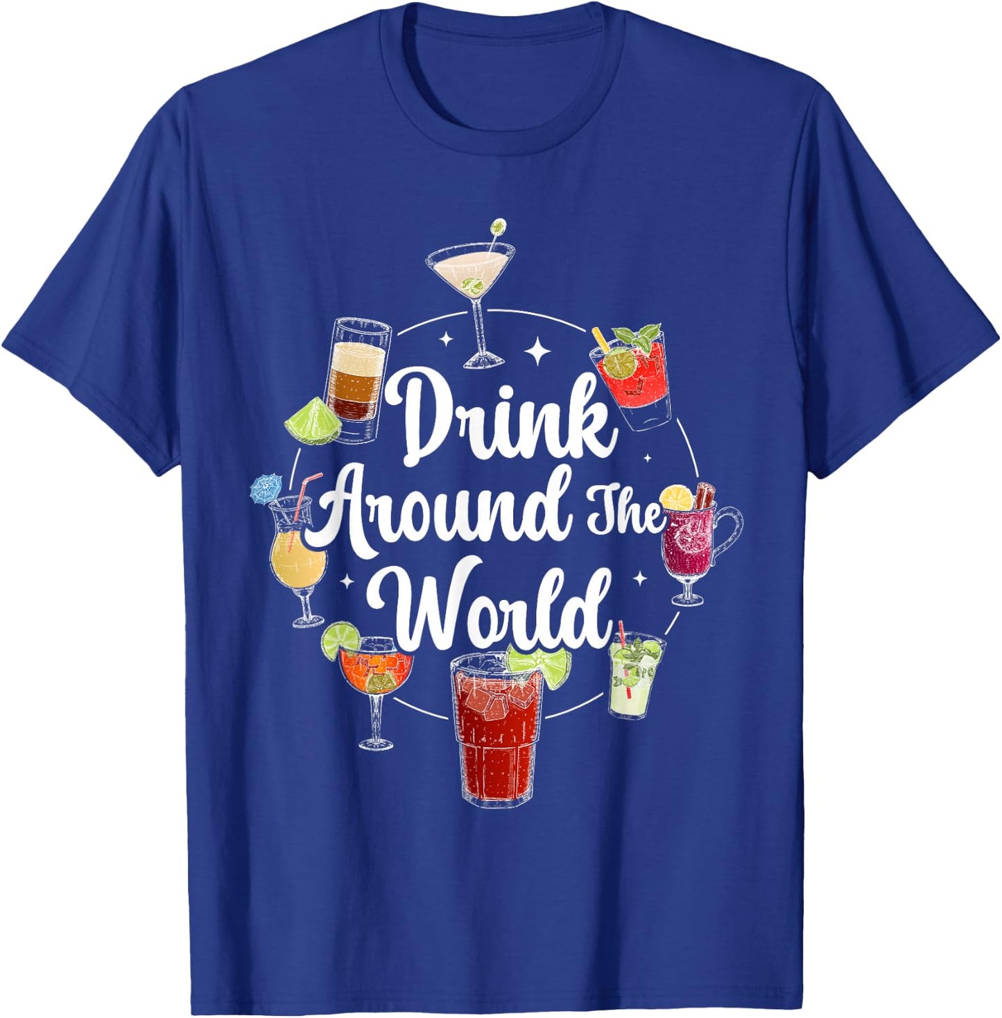 Drink Around The World I Drink Around The World T-Shirt - T-Shirt | Royal