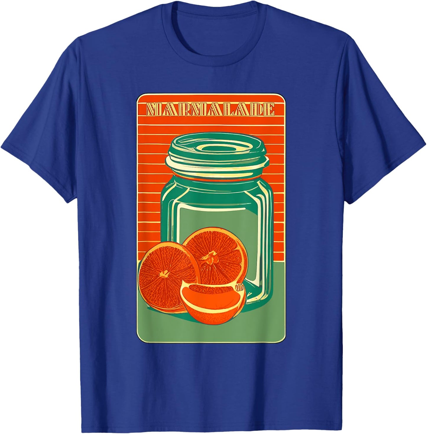 Marmalade retro (orange citrus preserve jam fans) T-Shirt - T-Shirt | Royal