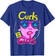 Funny Curls For Girls Gym Weightlifting Bodybuilding Fitness T-Shirt - T-Shirt | Royal