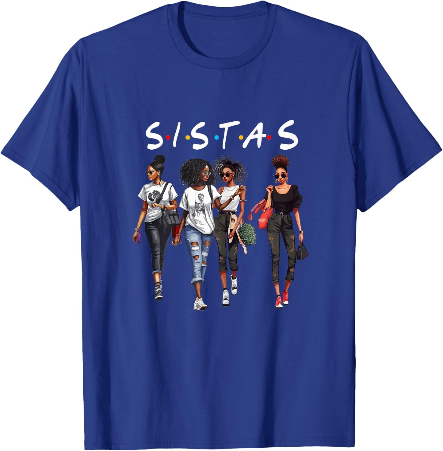 Melanin Queen African American Pride Black Girl Magic Attire T-Shirt - T-Shirt | Royal
