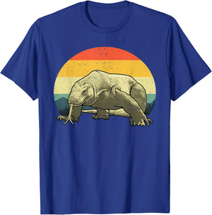 Cute Komodo Dragon Women Kids Vintage Komodo Dragon T-Shirt - T-Shirt | Royal