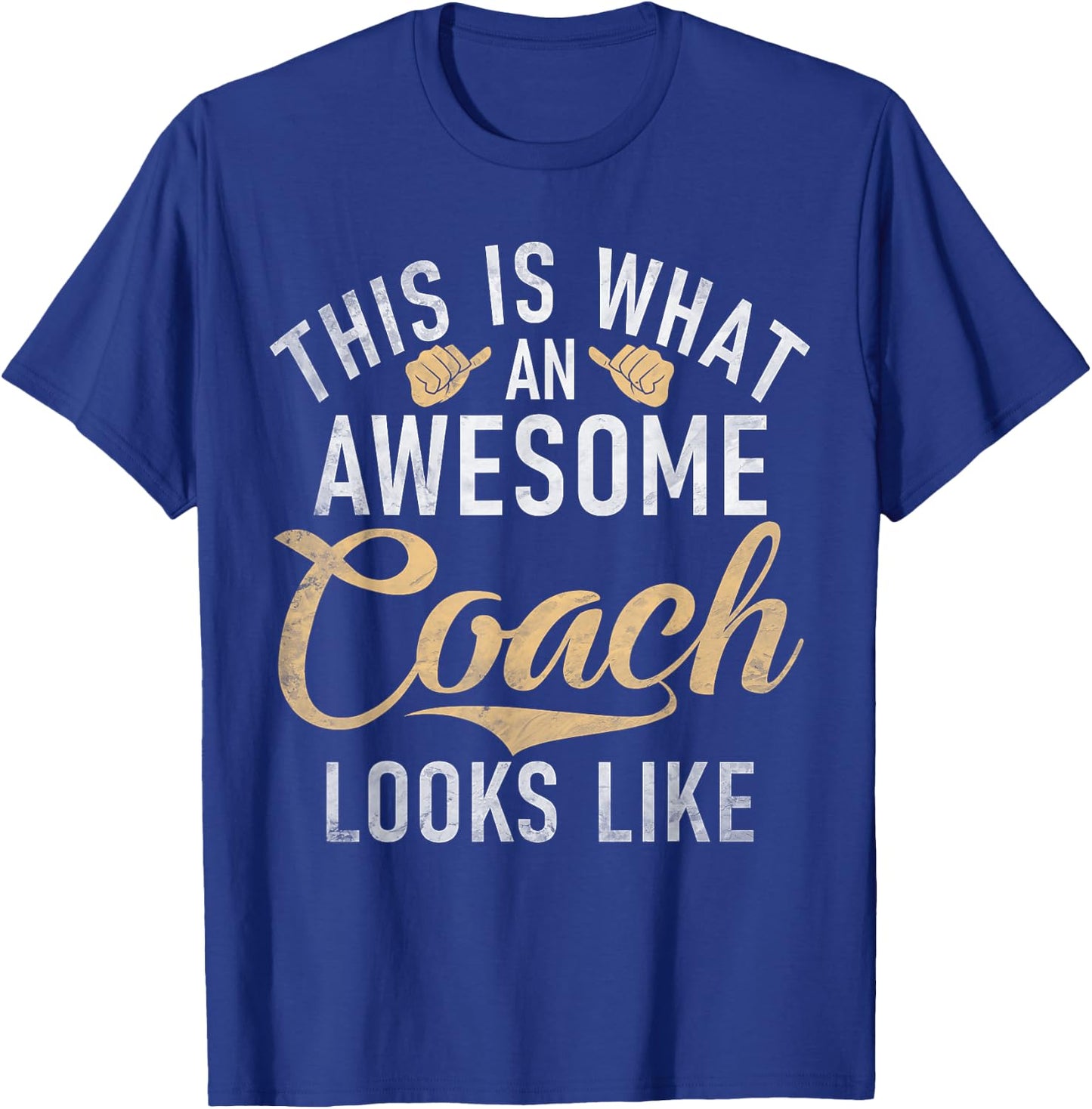 This is what an awesome Coach looks like Sports Coach T-Shirt - T-Shirt | Royal