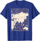 Country Flag Travelling World Map World Flags T-Shirt - T-Shirt | Royal