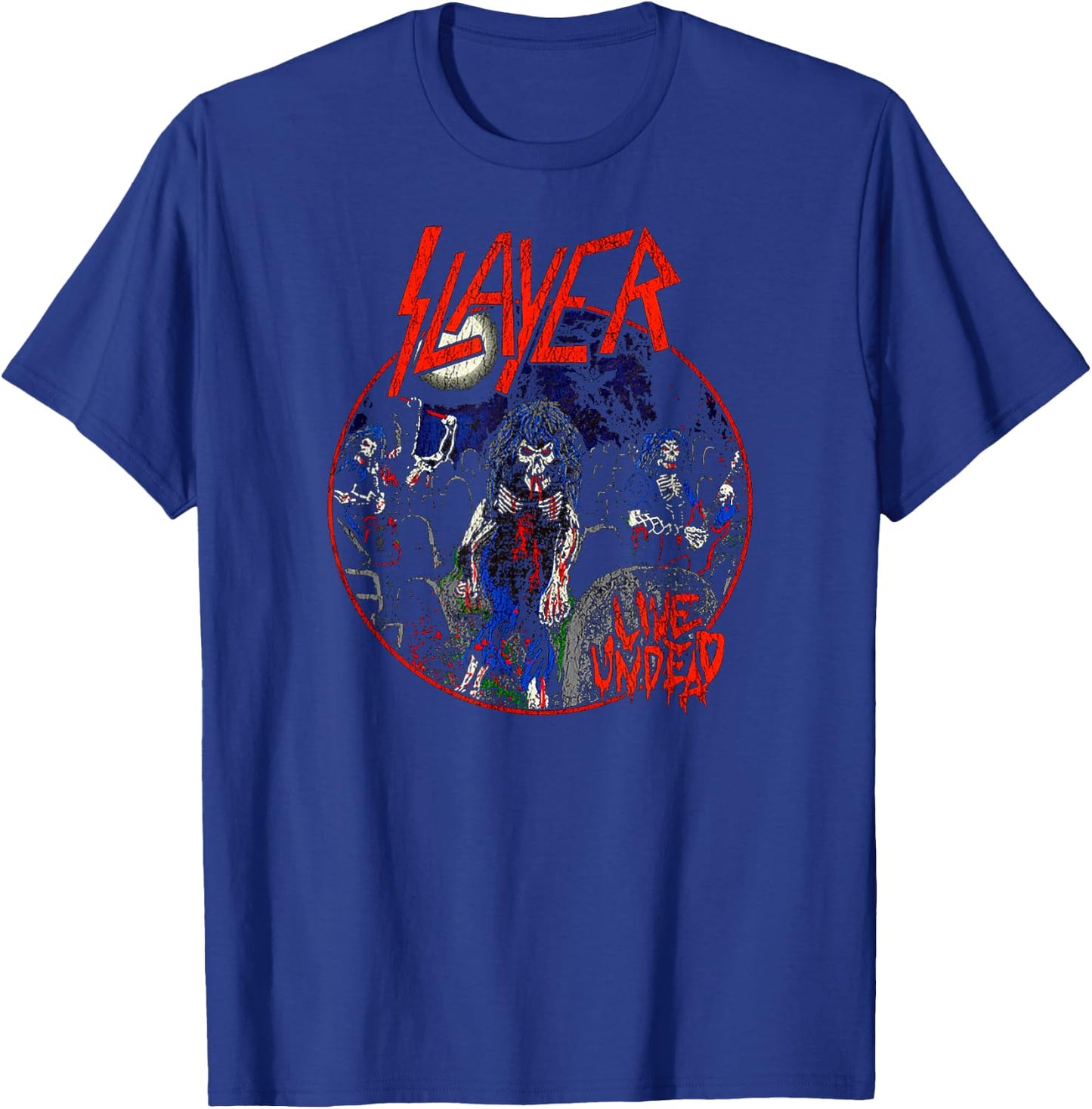Slayer – 80s Live Undead T-Shirt - T-Shirt | Royal