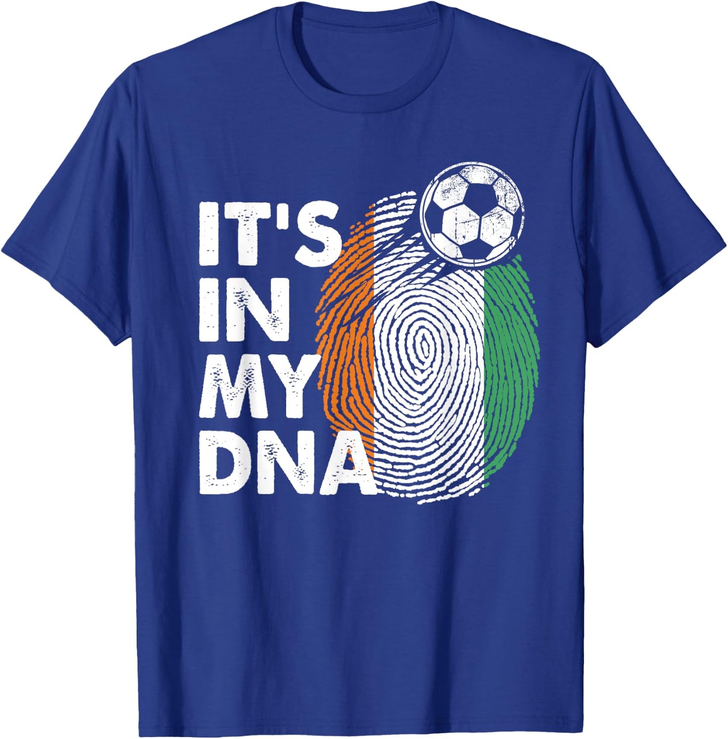 Cote D'ivoire In My DNA Cote D'ivoire Flag Team T-Shirt - T-Shirt | Royal