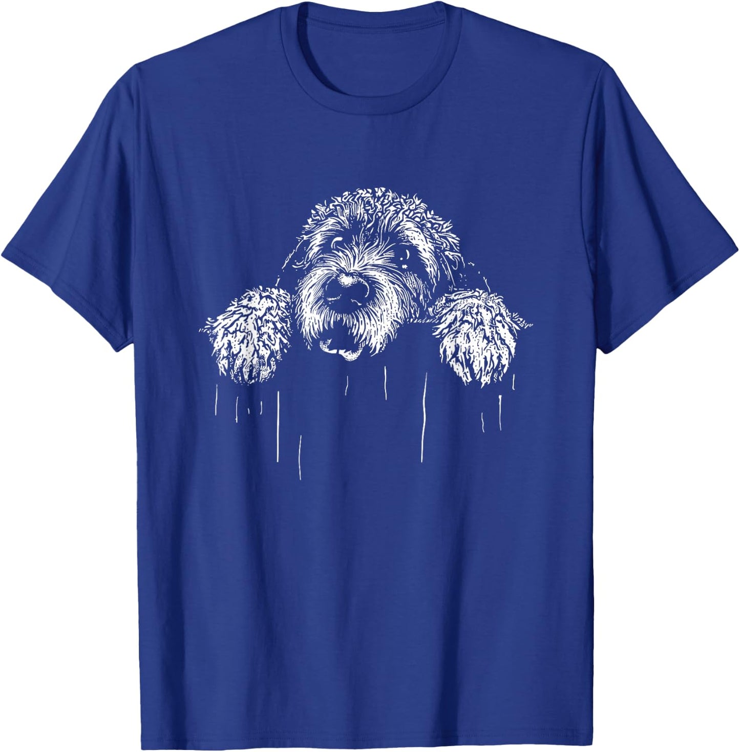 Labradoodle - Funny Vintage Labrador Poodle Dog Lover T-Shirt - T-Shirt | Royal