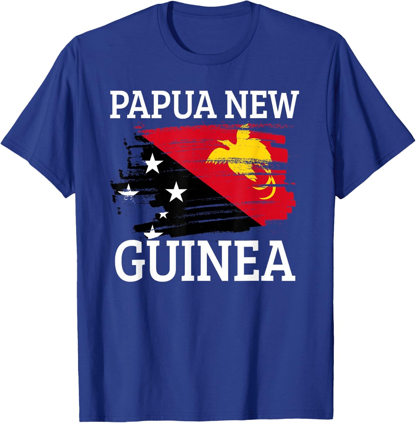 Papua New Guinea Flag T-Shirt - T-Shirt | Royal