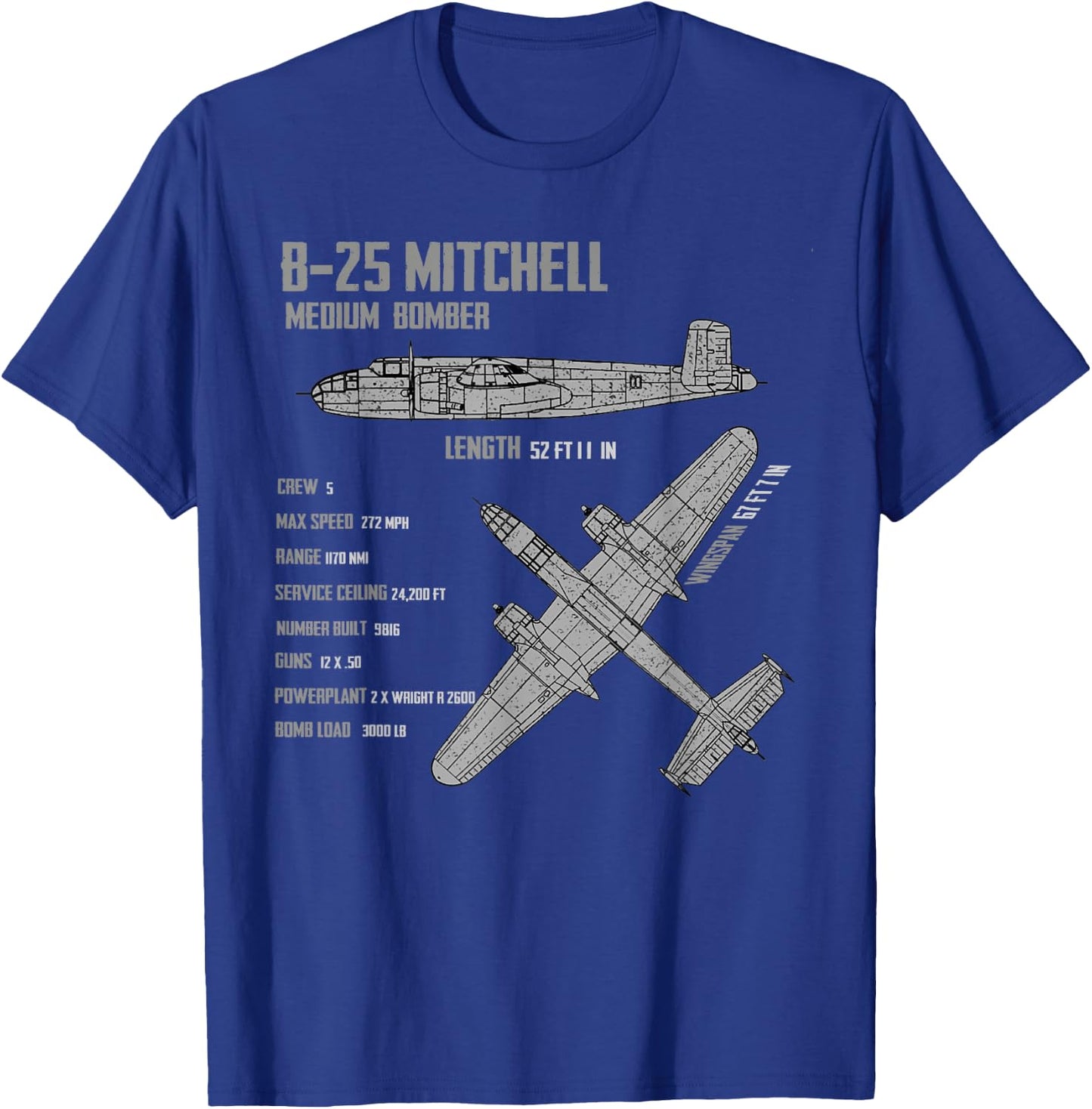 B-25 Mitchell T-Shirt - T-Shirt | Royal