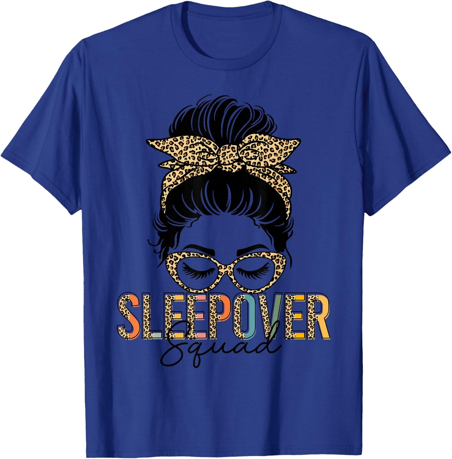 Cute Sleepover Squad Pajama Party Slumber Party T-Shirt - T-Shirt | Royal