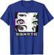 Vaporwave Anime | Anime Eyes Glitch Streetwear T-Shirt - T-Shirt | Royal
